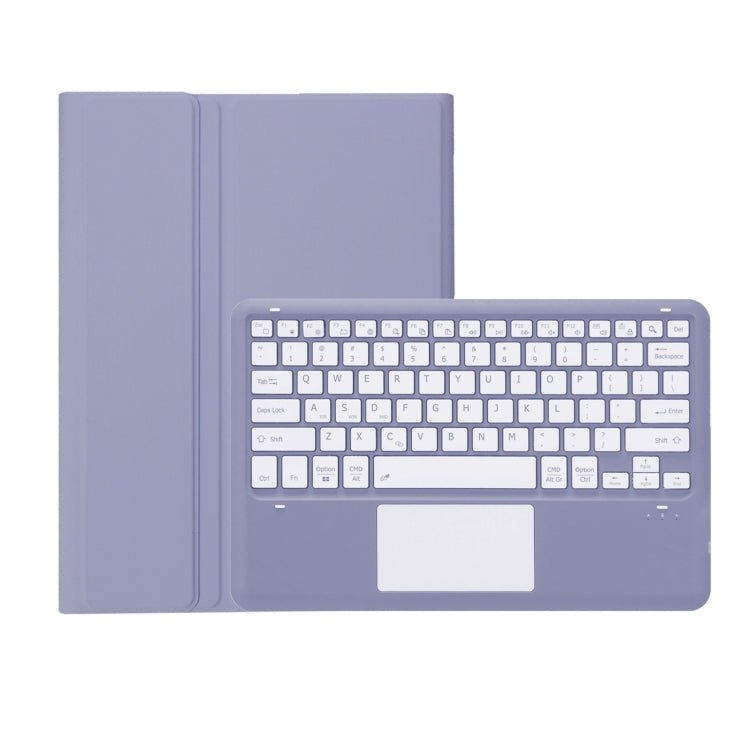 For Honor MagicPad 2 12.3 AH22-A Ultra-thin Detachable Bluetooth Keyboard Leather Tablet Case with Touchpad(Lavender White) - Huawei Keyboard by PMC Jewellery | Online Shopping South Africa | PMC Jewellery | Buy Now Pay Later Mobicred