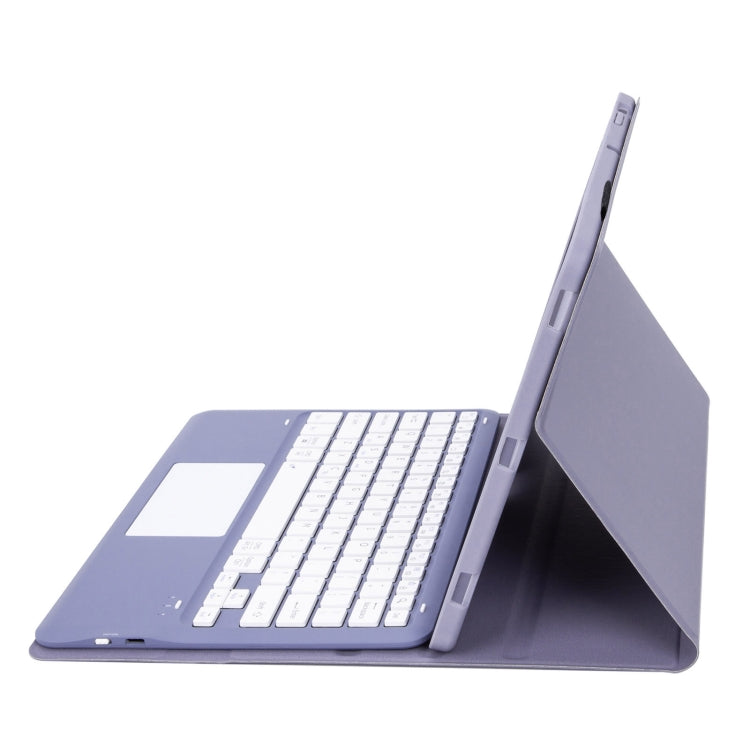 For Honor MagicPad 2 12.3 AH22-A Ultra-thin Detachable Bluetooth Keyboard Leather Tablet Case with Touchpad(Lavender White) - Huawei Keyboard by PMC Jewellery | Online Shopping South Africa | PMC Jewellery | Buy Now Pay Later Mobicred