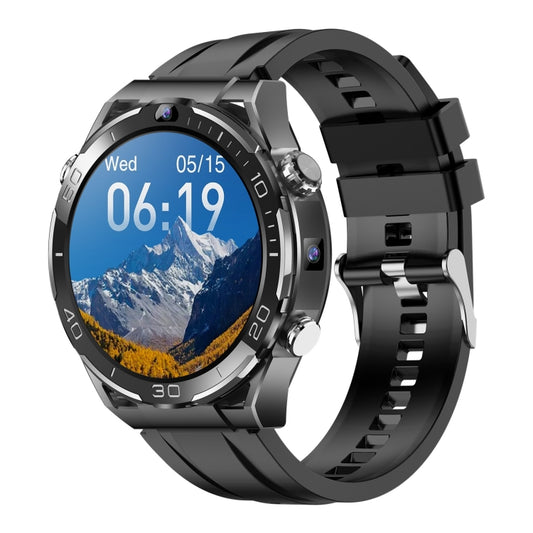 T7 1.508 inch 4G LTE Android 10 Smart Watch, 6GB+128GB, MTK6762 Octa Core, Support Heart Rate / Blood Oxygen(Silver) - Smart Watches by PMC Jewellery | Online Shopping South Africa | PMC Jewellery | Buy Now Pay Later Mobicred