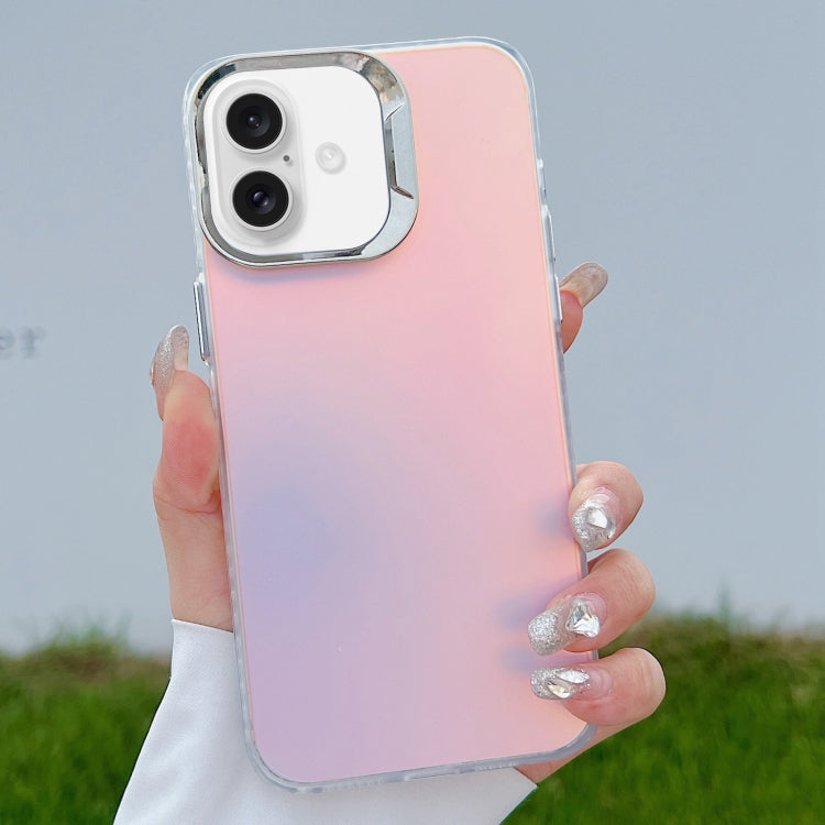 For iPhone 16 Color Plating Discoloration PC Phone Case(Silver) - iPhone 16 Cases by PMC Jewellery | Online Shopping South Africa | PMC Jewellery | Buy Now Pay Later Mobicred