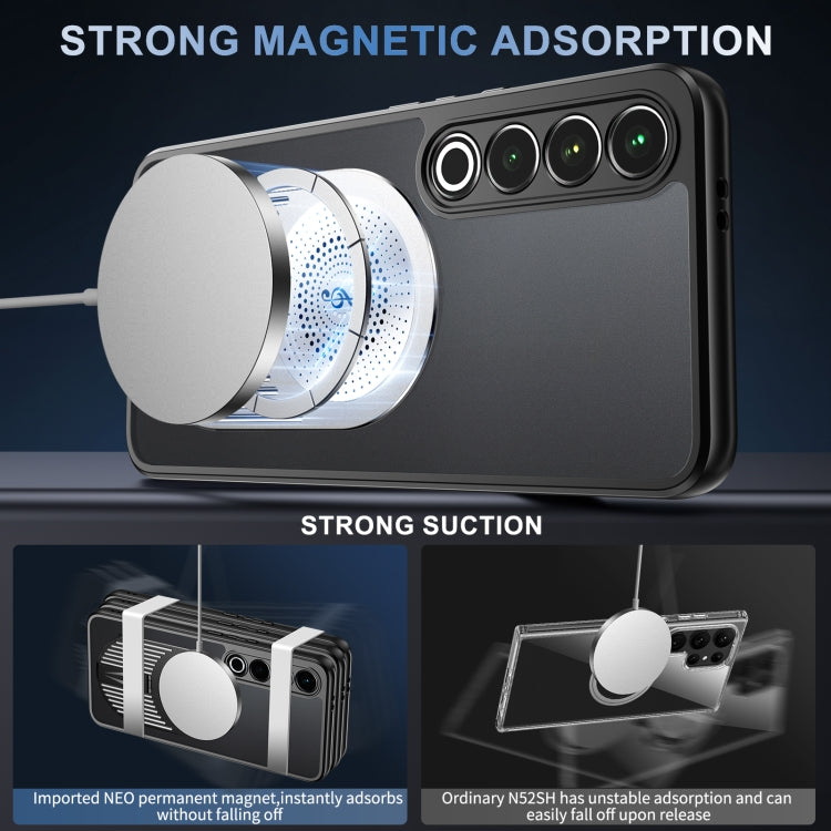 For Meizu 20 Pro Heat Dissipation Aromatherapy MagSafe Holder Phone Case(Silver) - More Brand by PMC TechLife | Online Shopping South Africa | PMC TechLife | Buy Now Pay Later Mobicred