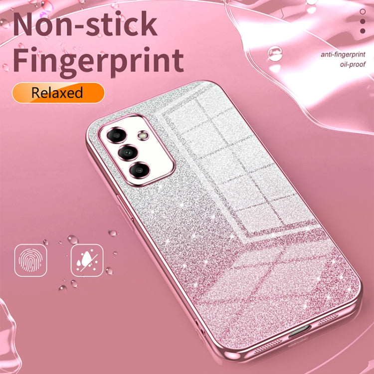 For Samsung Galaxy S25+ 5G Gradient Glitter Powder Electroplated Phone Case(Green) - free shipping - PMC Jewellery - Order now!