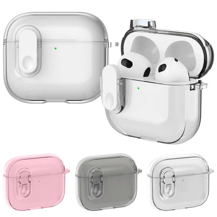 For AirPods 4 Ice Crystals Shockproof Earphone Protective Case(Grey) - For AirPods 4 by PMC Jewellery | Online Shopping South Africa | PMC Jewellery | Buy Now Pay Later Mobicred