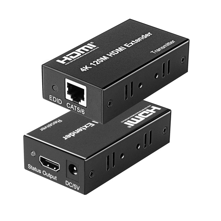 4K HDMI to RJ45 Network Extender, Transmission Distance: 120m(UK Plug) - Amplifier by PMC Jewellery | Online Shopping South Africa | PMC Jewellery | Buy Now Pay Later Mobicred