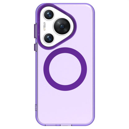 For Huawei Pura 70 Pro Candy Magsafe PC Hybrid TPU Phone Case(Purple) - Huawei Cases by PMC Jewellery | Online Shopping South Africa | PMC Jewellery | Buy Now Pay Later Mobicred