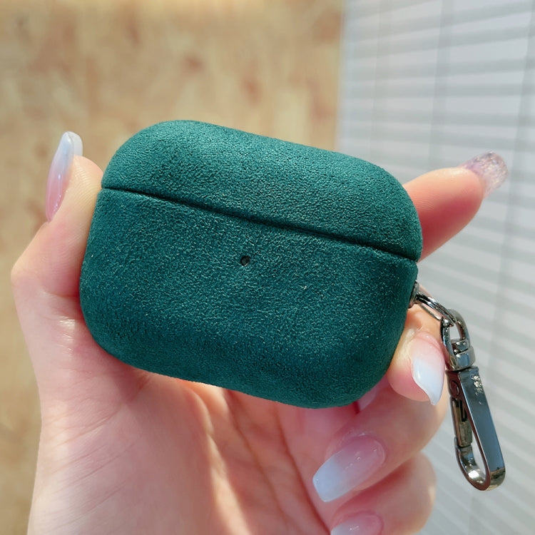 For AirPods Pro Turn Fur Bluetooth Earphone PC Protective Case(Green) - For AirPods Pro by PMC Jewellery | Online Shopping South Africa | PMC Jewellery | Buy Now Pay Later Mobicred