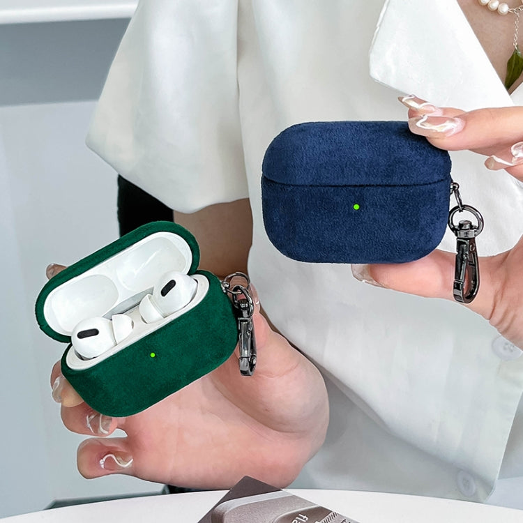 For AirPods Pro 2 Turn Fur Bluetooth Earphone PC Protective Case(Green) - free shipping - PMC Jewellery - Order now!
