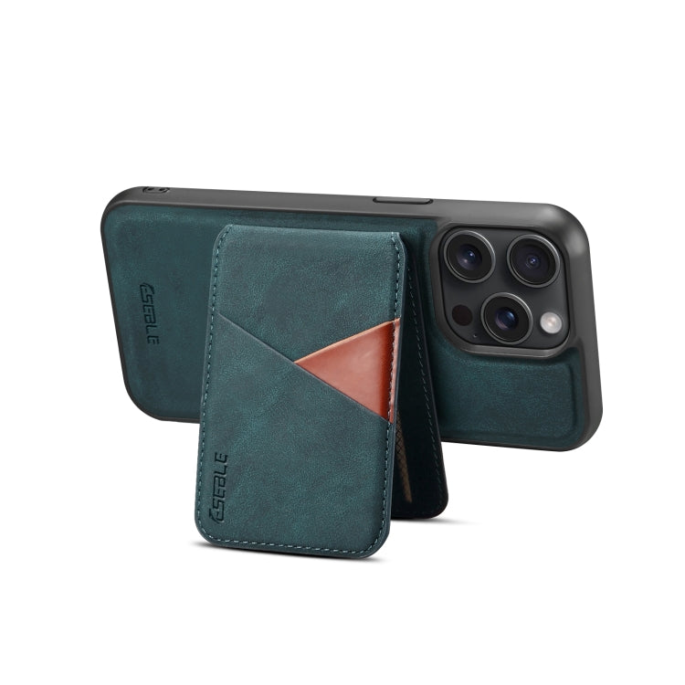 For iPhone 16 Plus ESEBLE E2 Retro Texture Card Slots MagSafe RFID Leather Case(Dark Green) - iPhone 16 Plus Cases by ESEBLE | Online Shopping South Africa | PMC Jewellery | Buy Now Pay Later Mobicred