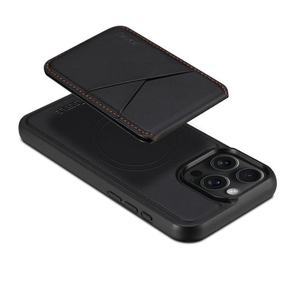 For iPhone 16 Pro Max ESEBLE E3 Plain Texture Card Slots MagSafe RFID Leather Case(Black) - iPhone 16 Pro Max Cases by ESEBLE | Online Shopping South Africa | PMC Jewellery | Buy Now Pay Later Mobicred