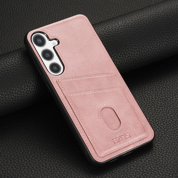 For Samsung Galaxy S24 5G AZNS K1 Series Card Slot Business Phone Case(Pink) - Galaxy S24 5G Cases by AZNS | Online Shopping South Africa | PMC Jewellery | Buy Now Pay Later Mobicred