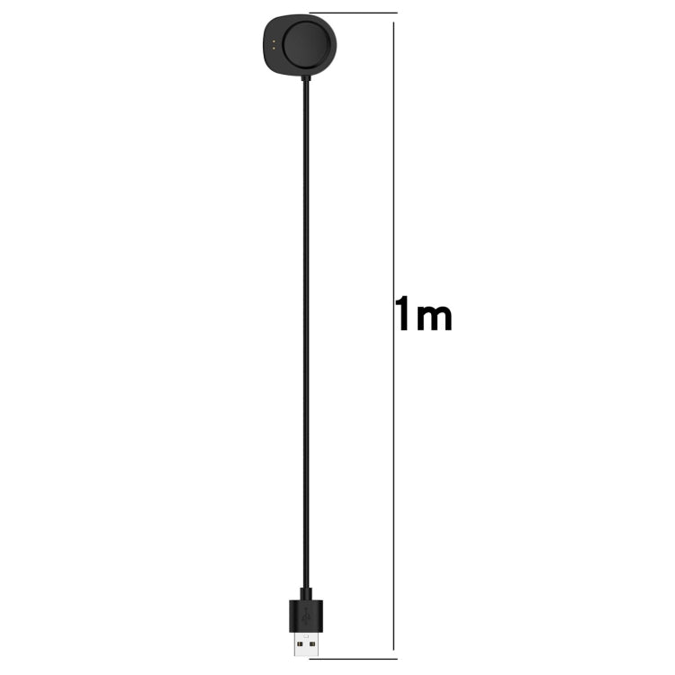 For Amazfit T-Rex 3 / Balance Smart Watch Magnetic Charging Cable, Length: 1m(Black) - Charger by PMC TechLife | Online Shopping South Africa | PMC TechLife | Buy Now Pay Later Mobicred