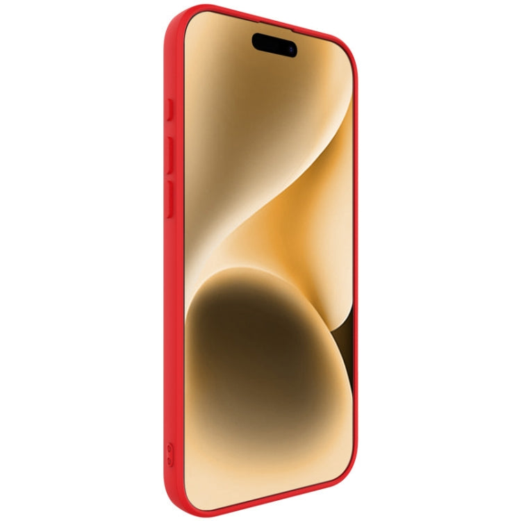 For iPhone 16 Pro imak UC-4 Series Straight Edge TPU Phone Case(Red) - iPhone 16 Pro Cases by imak | Online Shopping South Africa | PMC Jewellery | Buy Now Pay Later Mobicred