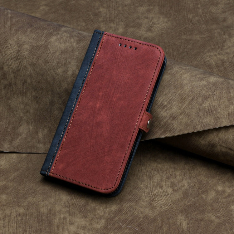 For Samsung Galaxy S25 5G Side Buckle Double Fold Hand Strap Leather Phone Case(Red) - Galaxy S25 5G Cases by PMC Jewellery | Online Shopping South Africa | PMC Jewellery | Buy Now Pay Later Mobicred