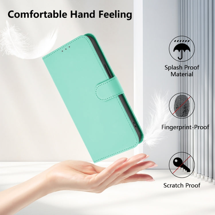 For Ulefone Note 17 Pro Skin Feel Solid Color Leather Phone Case with Lanyard(Mint Green) - free shipping - PMC Jewellery - Order now!