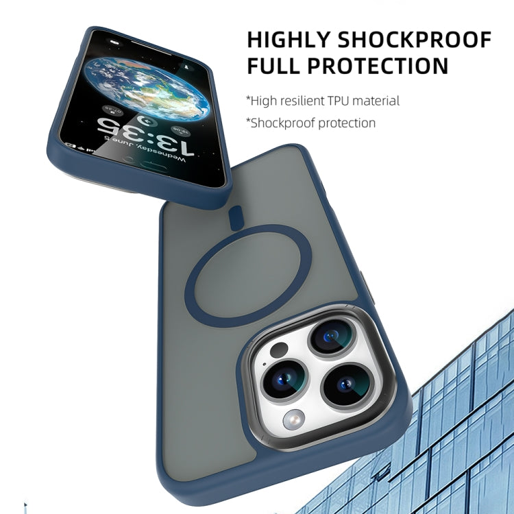 For iPhone 16 Pro Max Mutural Skin Feel Series Frosted MagSafe Magnetic Phone Case(Grey) - free shipping - PMC Jewellery - Order now!