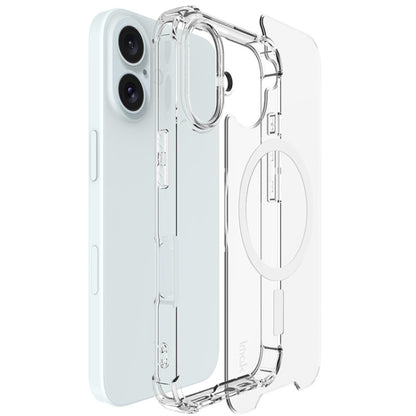 For iPhone 16 IMAK Space Shield PC + TPU Airbag Shockproof MagSafe Phone Case(Transparent) - iPhone 16 Cases by imak | Online Shopping South Africa | PMC Jewellery | Buy Now Pay Later Mobicred