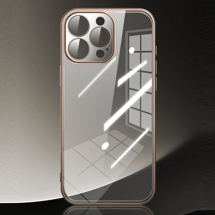 For iPhone 16 Pro Max TOTU PC-2 Soft Jane Series Electroplated TPU Phone Case with Lens Film(Silver) - iPhone 16 Pro Max Cases by TOTUDESIGN | Online Shopping South Africa | PMC Jewellery | Buy Now Pay Later Mobicred