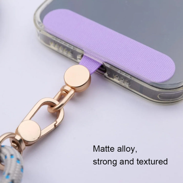360 Degree Rotation Mobile Phone Lanyard Fixing Gasket(Light Blue) - free shipping - PMc TechLife - Order now!