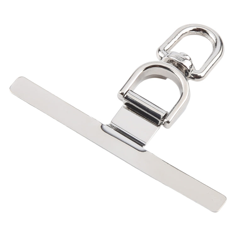 360 Degree Rotation T-shape Metal Mobile Phone Lanyard Fixing Gasket(Silver) - free shipping - PMc TechLife - Order now!