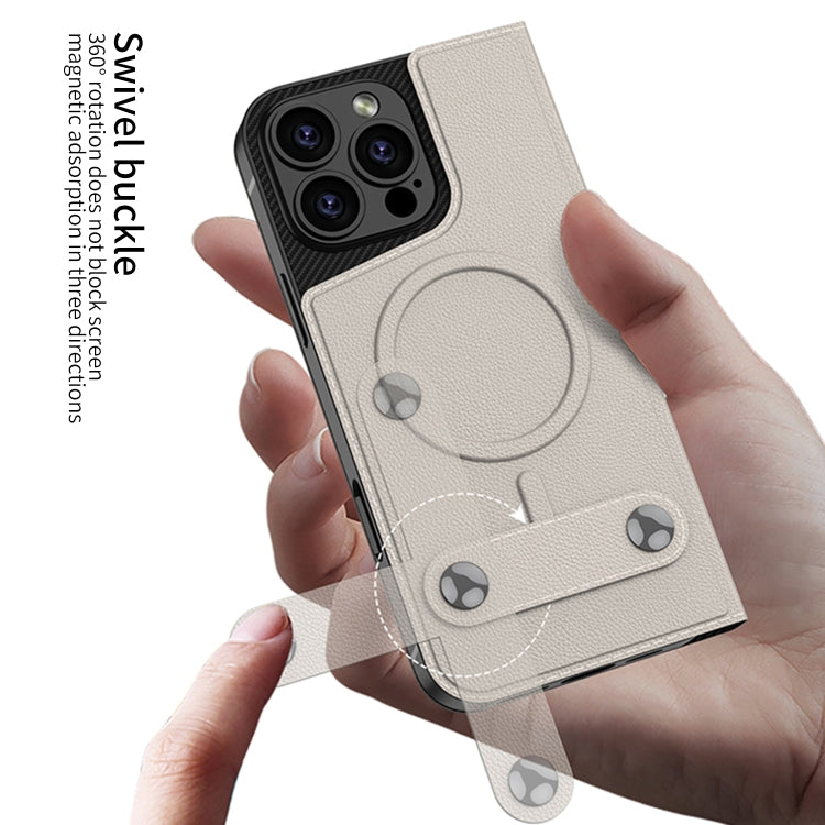 For iPhone 16 Pro GKK Detachable Flip Leather MagSafe Phone Case(Titanium Gray) - free shipping - PMC Jewellery - Order now!