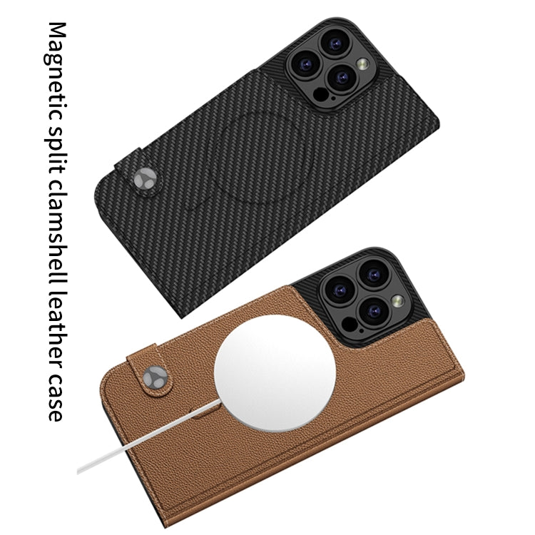 For iPhone 16 Pro GKK Detachable Flip Leather MagSafe Phone Case(Titanium Gray) - free shipping - PMC Jewellery - Order now!