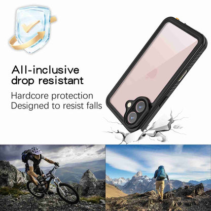 For iPhone 16 Plus RedPepper IP68 Waterproof Triple-proof Phone Case(Black) - iPhone 16 Plus Cases by RedPepper | Online Shopping South Africa | PMC Jewellery | Buy Now Pay Later Mobicred