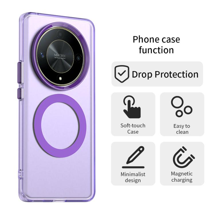 For Honor X50 Candy Magsafe PC Hybrid TPU Phone Case(Purple) - free shipping - PMC TechLife - Order now!
