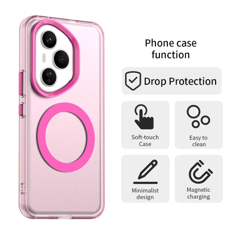 For Honor 400 Pro Global 160.8mm Candy Magsafe PC Hybrid TPU Phone Case(Red) - free shipping - PMC TechLife - Order now!