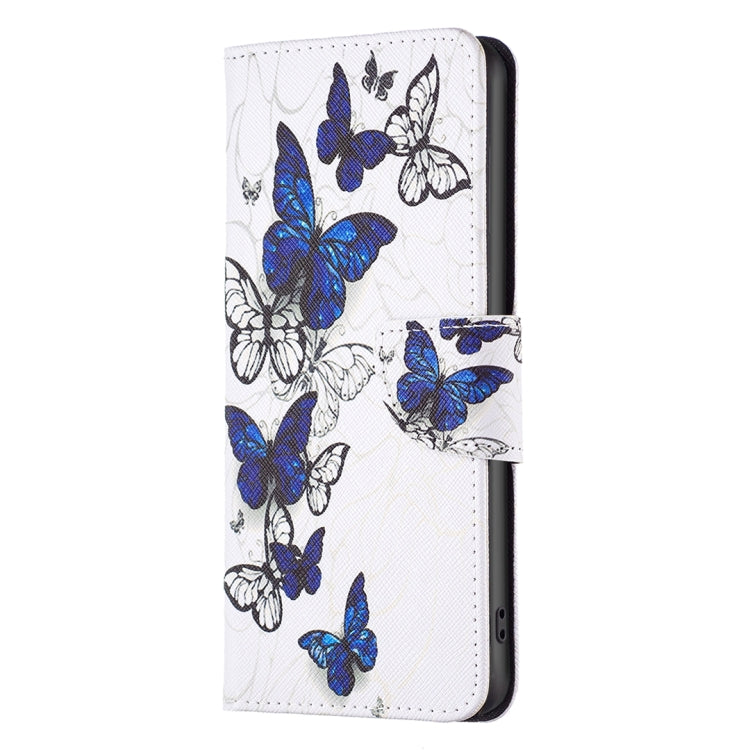 For Samsung Galaxy S25+ 5G Colored Drawing Pattern Leather Phone Case(Butterflies) - Galaxy S25+ 5G Tempered Glass by PMC Jewellery | Online Shopping South Africa | PMC Jewellery | Buy Now Pay Later Mobicred