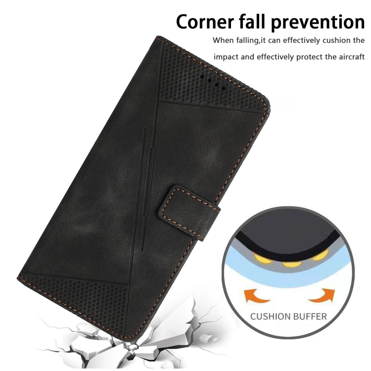 For Samsung Galaxy S25+ / S24+ 5G 5G Dream Triangle Leather Phone Case with Long Lanyard(Black) - free shipping - PMC Jewellery - Order now!