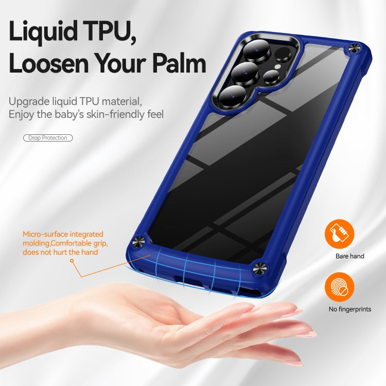 For Samsung Galaxy S25 Ultra 5G TPU + PC Lens Protection Phone Case(Blue) - Galaxy S25 Ultra 5G Cases by PMC Jewellery | Online Shopping South Africa | PMC Jewellery | Buy Now Pay Later Mobicred