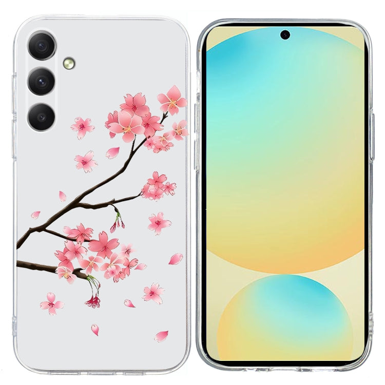 For Samsung Galaxy S25 FE 5G Colorful Painting Pattern TPU Phone Case(Plum Blossom) - Galaxy Phone Cases by PMC Jewellery | Online Shopping South Africa | PMC Jewellery | Buy Now Pay Later Mobicred