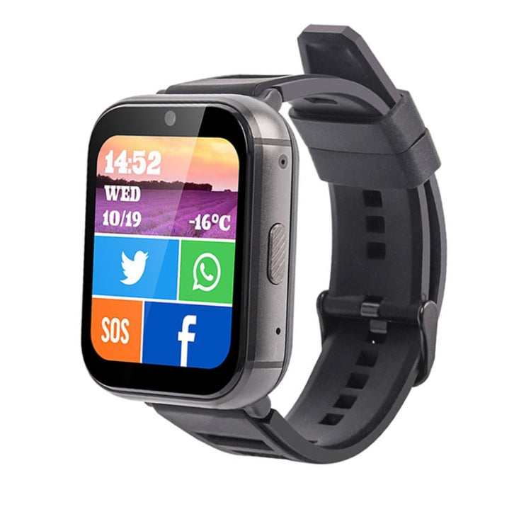 UNIWA DM66 4G Calling Smart Watch, 2GB+16GB, 1.99 inch IPS Screen Android 9.0 Support WiFi GPS(Black) - free shipping - PMC TechLife - Order now!