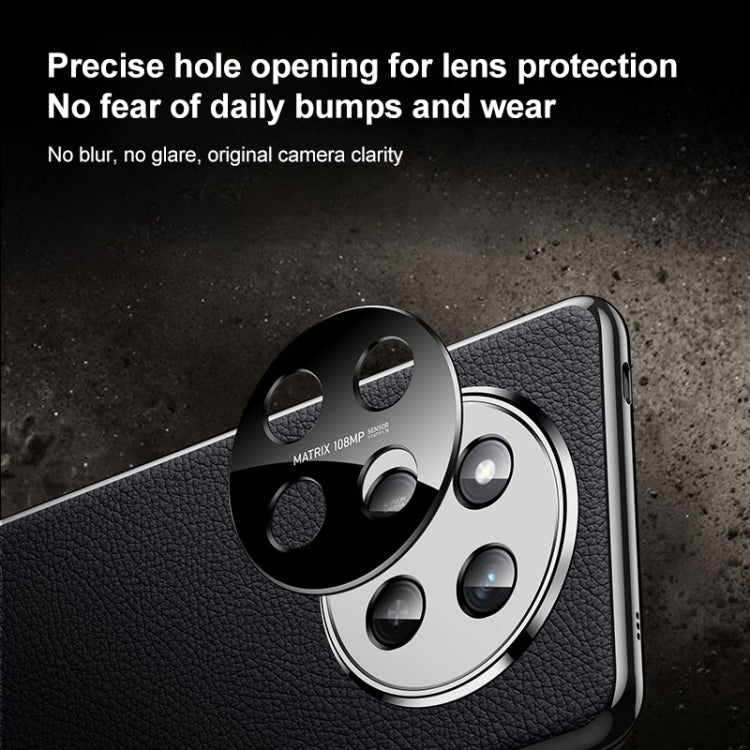 For Honor X60 Genuine Leather PC Phone Case(Orange) - Honor Cases by PMC TechLife | Online Shopping South Africa | PMC TechLife | Buy Now Pay Later Mobicred