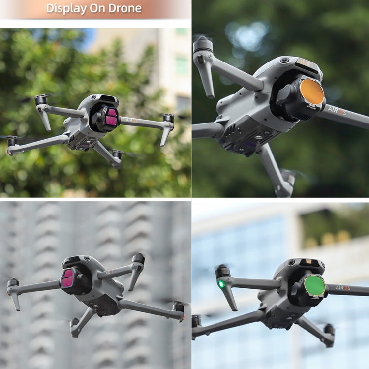 For DJI Air 3S Sunnylife Camera Lens Filter, Filter:3 in 1 CPL ND8 ND16 - free shipping - PMC TechLife - Order now!