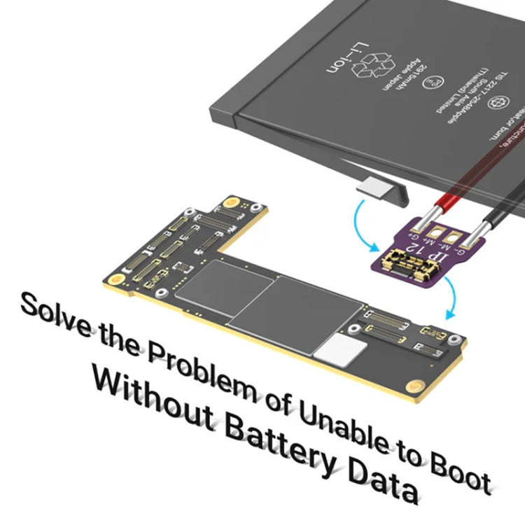 2UUL BT02 Detachable Double Sided Power Boot Battery Connector for iPhone 8 to 15 Pro Max / Android - Test Tools by 2UUL | Online Shopping South Africa | PMC TechLife | Buy Now Pay Later Mobicred