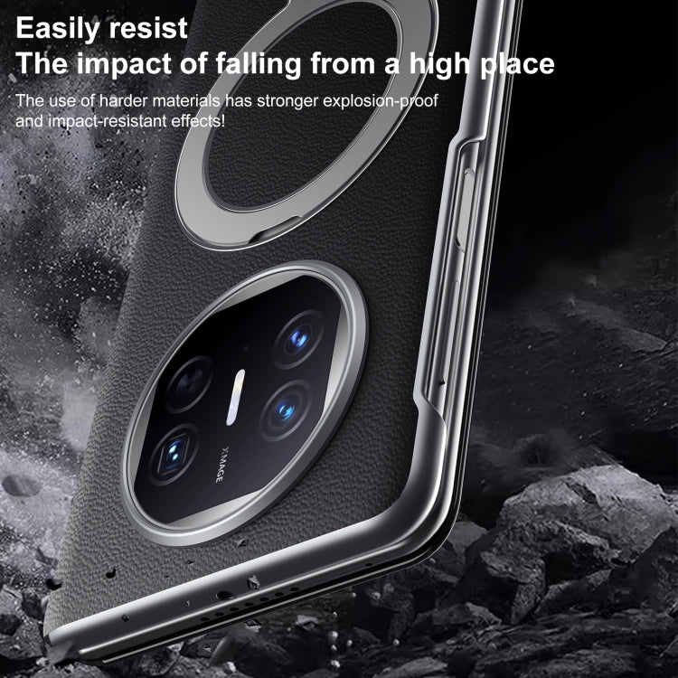 For Huawei Mate XT Ultimate Design SULADA Smart View Window MagSafe Magnetic Holder Leather Phone Case(Blue) - free shipping - PMC TechLife - Order now!
