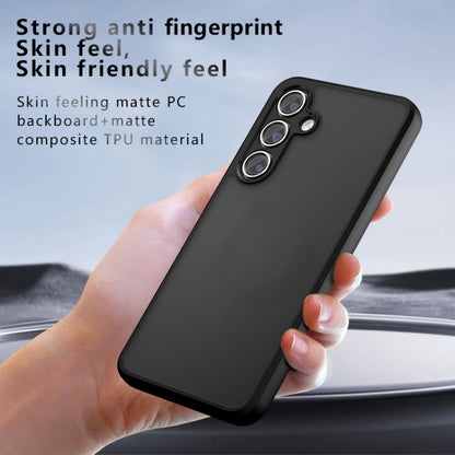 For Samsung Galaxy S25 5G Armor Precise Hole PC Hybrid TPU Phone Case(Transparent) - Galaxy S25 5G Cases by PMC Jewellery | Online Shopping South Africa | PMC Jewellery | Buy Now Pay Later Mobicred