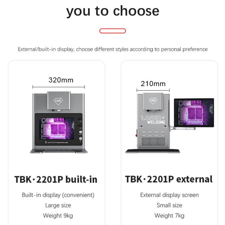 TBK 2203 Smart Infrared Laser Thermostatic Welding Machine with HD Camera, Plug:AU Plug(Built-in LCD) - free shipping - PMc TechLife - Order now!