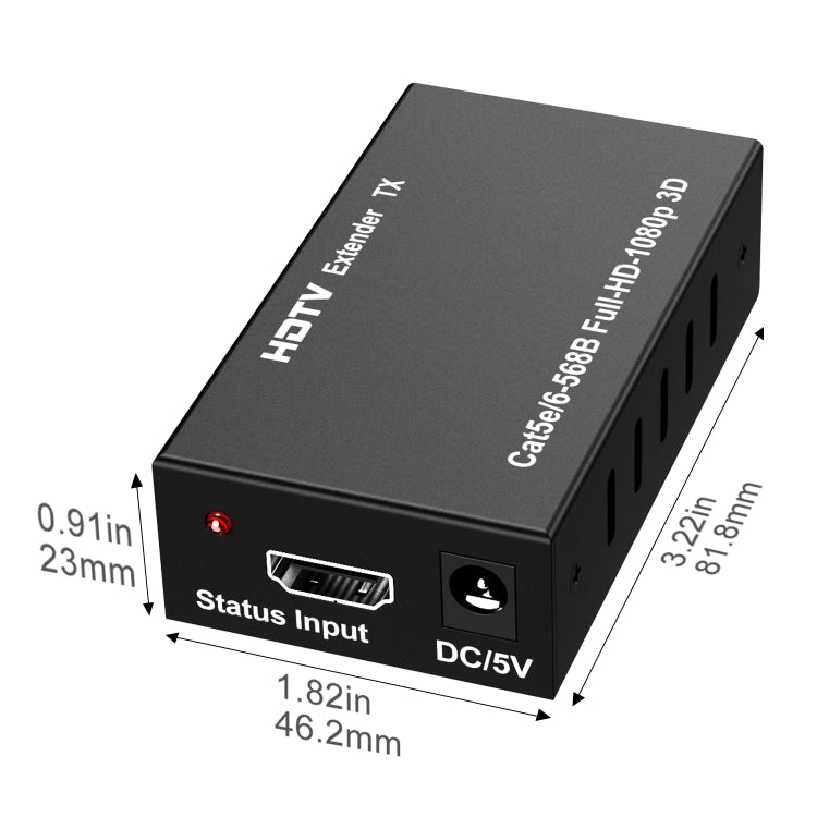 60m HDTV RJ45 Network Cable Extender, Plug:US Plug - Amplifier by PMC TechLife | Online Shopping South Africa | PMC TechLife | Buy Now Pay Later Mobicred