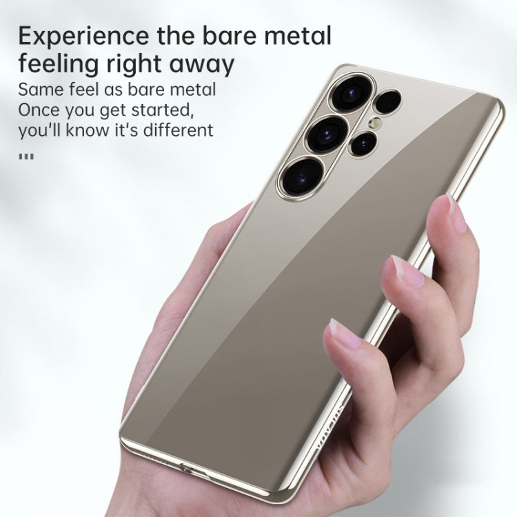 For Samsung Galaxy S25+ 5G SULADA Electroplating Frosted TPU Phone Case(Grey) - free shipping - PMC Jewellery - Order now!