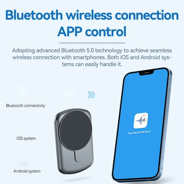 A1A Strong Magnetic Mobile Call Voice Recorder APP Recording Version, Memory:8GB(Black) - Recording Pen by PMC TechLife | Online Shopping South Africa | PMC TechLife | Buy Now Pay Later Mobicred