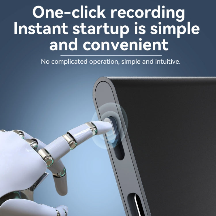 Q61A Ultra-thin HD Noise Reduction Voice Recording Pen Support APP Control, Memory:16GB(Black) - Recording Pen by PMC TechLife | Online Shopping South Africa | PMC TechLife | Buy Now Pay Later Mobicred