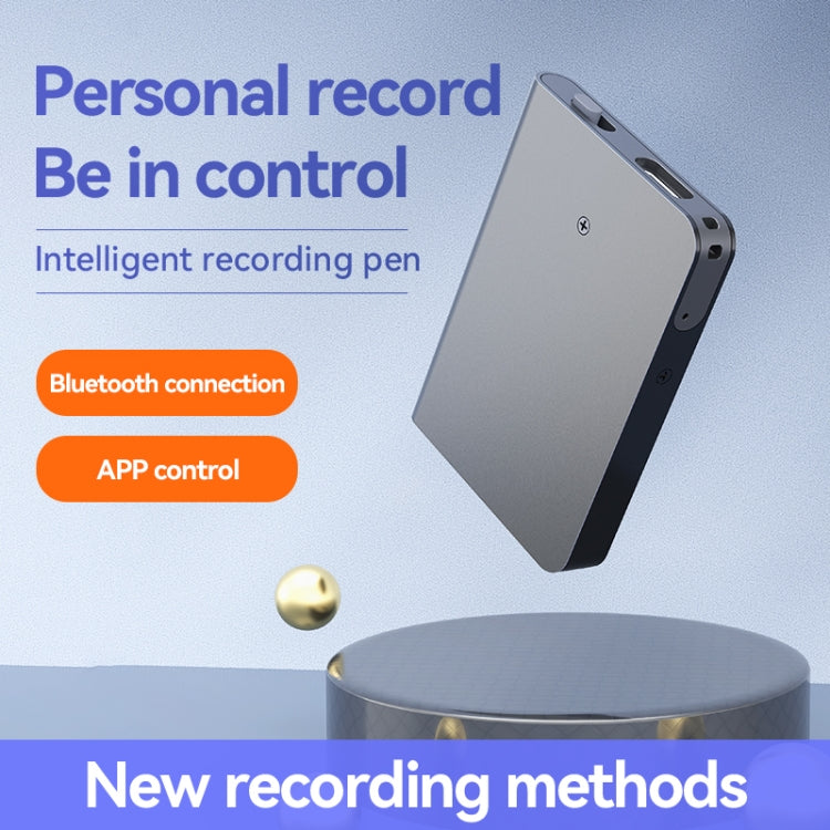 Q61A Ultra-thin HD Noise Reduction Voice Recording Pen Support APP Control, Memory:128GB(Black) - Recording Pen by PMC TechLife | Online Shopping South Africa | PMC TechLife | Buy Now Pay Later Mobicred