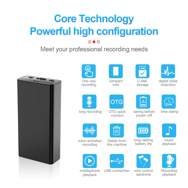 Q65 Long-lasting Magnetic Intelligent Voice Recording Pen, Memory:4GB(Black) - Recording Pen by PMC TechLife | Online Shopping South Africa | PMC TechLife | Buy Now Pay Later Mobicred