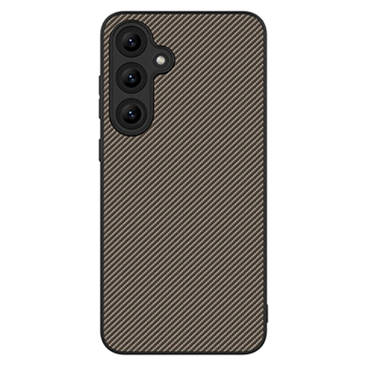 For Samsung Galaxy S25+ 5G Carbon Fiber Texture Printing Phone Case(Gold) - Galaxy S25+ 5G Cases by PMC Jewellery | Online Shopping South Africa | PMC Jewellery | Buy Now Pay Later Mobicred