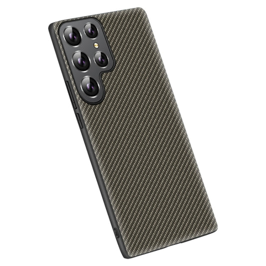 For Samsung Galaxy S25 Ultra 5G Carbon Fiber Texture Printing Phone Case(Gold) - Galaxy S25 Ultra 5G Cases by PMC Jewellery | Online Shopping South Africa | PMC Jewellery | Buy Now Pay Later Mobicred