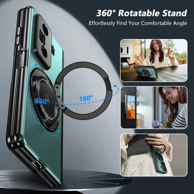For Honor Magic Vs3 Gold Medal Rotating Folding Series Ring Holder Phone Case(Royal Blue) - Honor Cases by PMC TechLife | Online Shopping South Africa | PMC TechLife | Buy Now Pay Later Mobicred