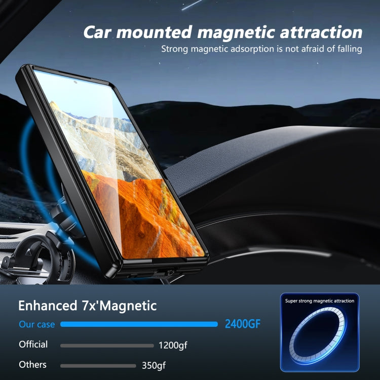 For Honor Magic Vs3 Gold Medal Rotating Folding Series Ring Holder Phone Case(Royal Blue) - Honor Cases by PMC TechLife | Online Shopping South Africa | PMC TechLife | Buy Now Pay Later Mobicred