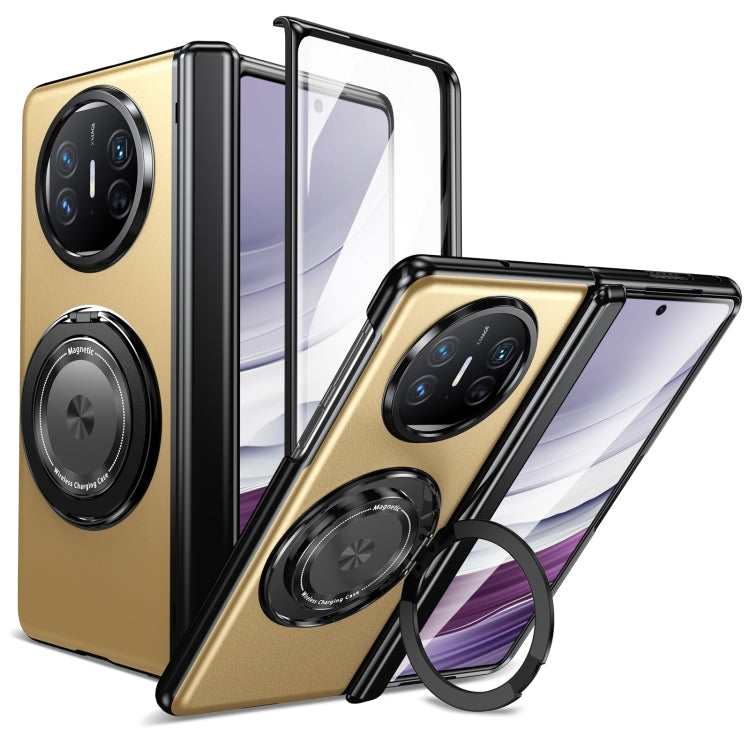For Huawei Mate X5 Gold Medal Rotating Folding Series Ring Holder Phone Case(Gold) - Huawei Cases by PMC TechLife | Online Shopping South Africa | PMC TechLife | Buy Now Pay Later Mobicred